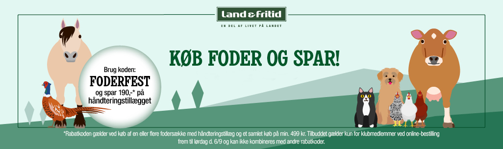 Køb foder og spar!